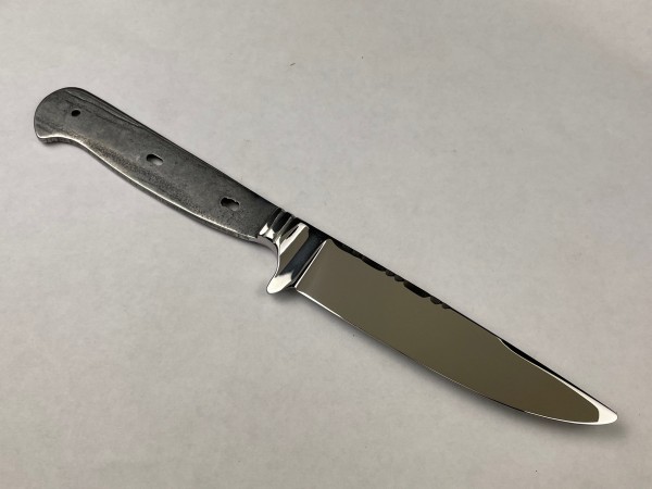Bayrische Nickerklinge 100 mm Flachangel mit verziertem Rücken